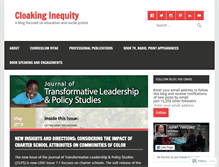 Tablet Screenshot of cloakinginequity.com